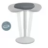 Silla de oficina Leitz 65450085 asiento acolchado gris estructura de plástico