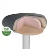 Silla de oficina Leitz 65450085 asiento acolchado gris estructura de plástico