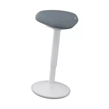 Silla de oficina Leitz 65450085 asiento acolchado gris estructura de plástico