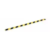 Durable S10 cinta plana de plástico 1000mm negro amarillo 40mm