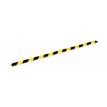 Durable S10 cinta plana de plástico 1000mm negro amarillo 40mm