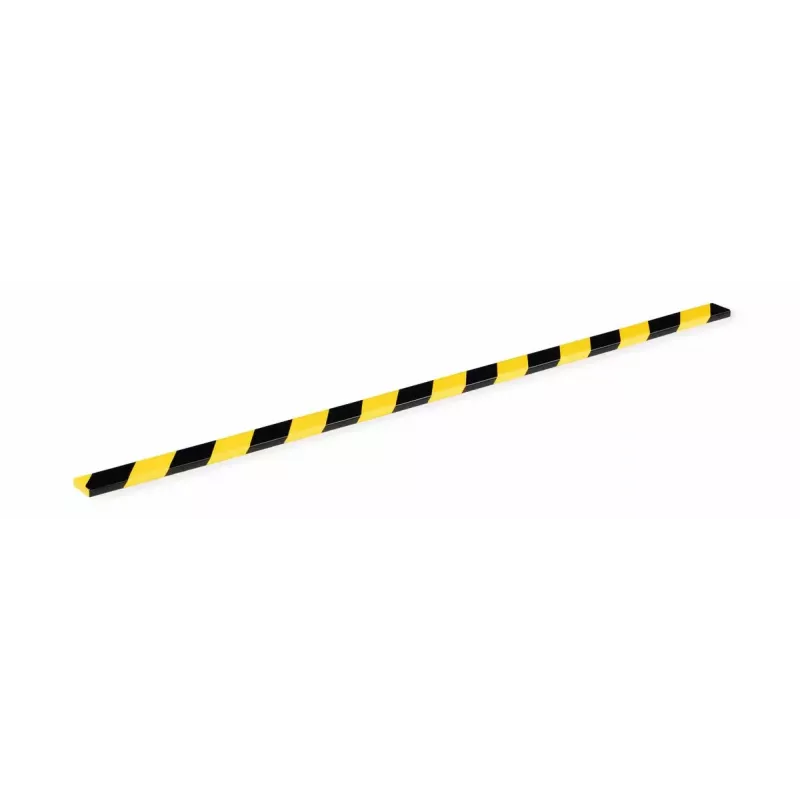Durable S10 cinta plana de plástico 1000mm negro amarillo 40mm