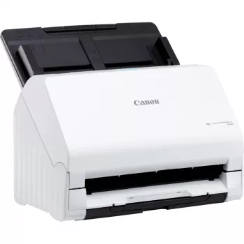 Escáner de documentos de sobremesa sin controlador Canon imageFORMULA R30, 216 x 356 mm, 600 x 600 DPI, ADF + alimentador de hojas sueltas, blanco, CIS, RGB LED