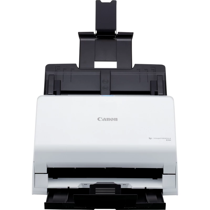 Canon imageFORMULA R30 6051C003 escáner de documentos, CIS, doble cara, A4, 600 ppp, 25 ppm, ADF de 60 hojas, USB 2.0, sin controladores