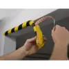 Durable C25R producto de poliuretano negro amarillo redondeado 1000 mm