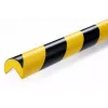 Durable C25R producto de poliuretano negro amarillo redondeado 1000 mm