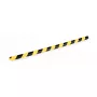 Durable C25R producto de poliuretano negro amarillo redondeado 1000 mm