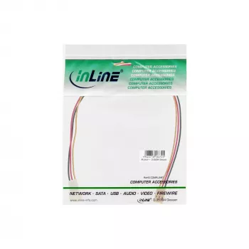 Extensión de cable de ventilador InLine 3-Pin Molex conector macho/hembra longitud 2 m