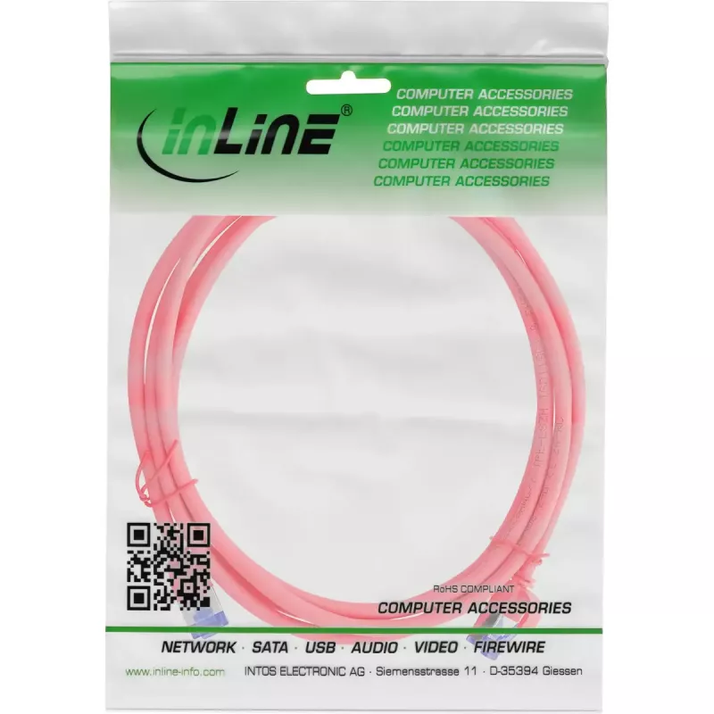 InLine 74900R cable de red rojo 10 m Cat6a S/FTP (S-STP)