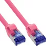 InLine 74900M Cable de red magenta 10 m Cat6a S/FTP (S-STP)