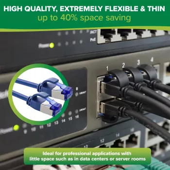 InLine 74900G Cable de red verde 10 m Cat6a S/FTP (S-STP)