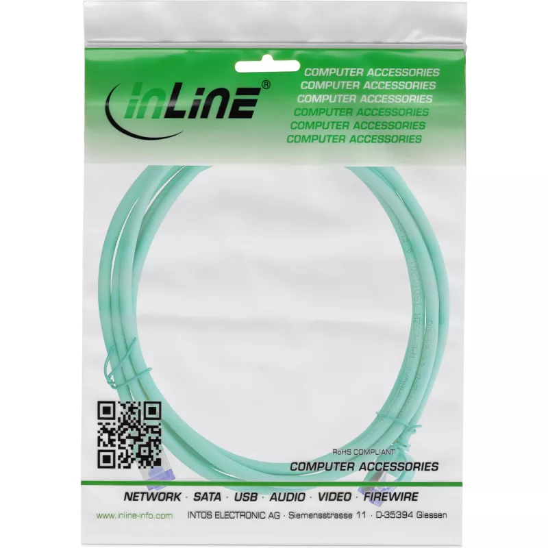 InLine 74955G Cable de red verde 0,5 m Cat6a S/FTP (S-STP)