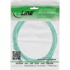 InLine Cat.6A S/FTP Cable de parcheo, TPE (LSZH) flexible, compatible con PoE, verde, 1 m