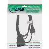 Cable de alimentación InLine 16680S negro 0,2 m CEE7/16
