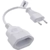Cable de alimentación InLine 16680W blanco 0,2 m CEE7/16