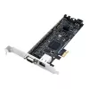 Tarjeta de expansión ASUS IPMI EXPANSION CARD‑SI PCIe con RJ‑45 y VGA, negra/plateada