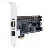 Tarjeta de expansión ASUS IPMI EXPANSION CARD‑SI PCIe con RJ‑45 y VGA, negra/plateada