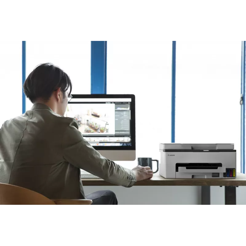 Impresora multifunción de inyección de tinta Canon MAXIFY GX1050 — A4, color, 600 x 1200 DPI, Wi‑Fi, Ethernet, dúplex