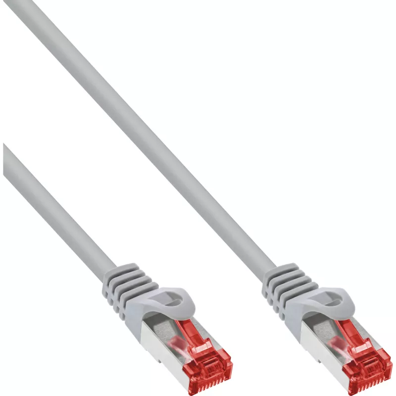 Cable de red InLine S-76443U gris 0,4 m Cat6 S/FTP (S-STP)