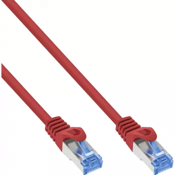 Cable de red InLine 72614R rojo 1,5 m Cat6a S/FTP (S-STP)