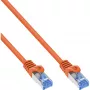 Cable de red InLine 72614O naranja 1,5 m Cat6a S/FTP (S-STP)