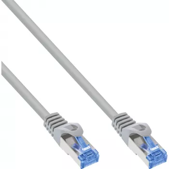 Cable de red InLine 72655 gris 0,5 m Cat6a S/FTP (S-STP)