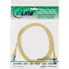 Cable de red InLine 72633Y amarillo 0,3 m Cat6a S/FTP (S-STP)