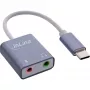 Convertidor de audio InLine 33051F USB Type-C gris 42x30x12mm