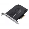 Tarjeta de interfaz ASUS ThunderboltEX 5 — PCIe 4.0, Intel JHL9580, Mini DisplayPort, USB 2.0, 120 Gbit/s