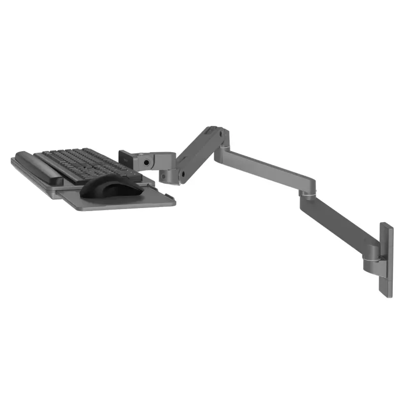 Soporte de teclado Ergotron LX Pro brazo de teclado de pared gris oscuro peso máximo 2,3 kg