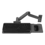 Soporte de teclado Ergotron LX Pro brazo de teclado de pared gris oscuro peso máximo 2,3 kg