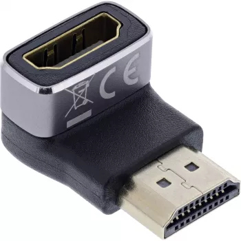 Adaptador HDMI InLine 17991F HDMI A negro gris dorado