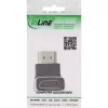 Adaptador HDMI InLine 17991F HDMI A negro gris dorado