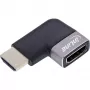 Adaptador HDMI InLine 17991E negro gris dorado