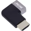 Adaptador HDMI InLine 17991E negro gris dorado