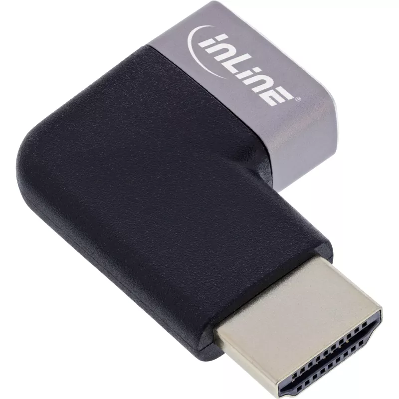 Adaptador HDMI InLine 17991E negro gris dorado