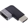 Adaptador HDMI InLine 17991D negro gris dorado