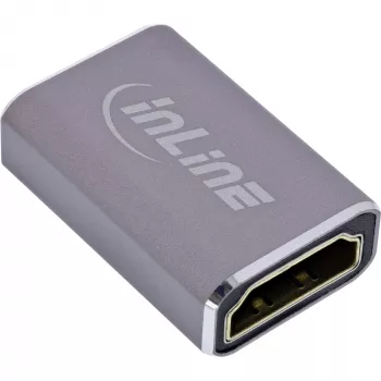 Adaptador HDMI InLine 17991A gris con baño de oro