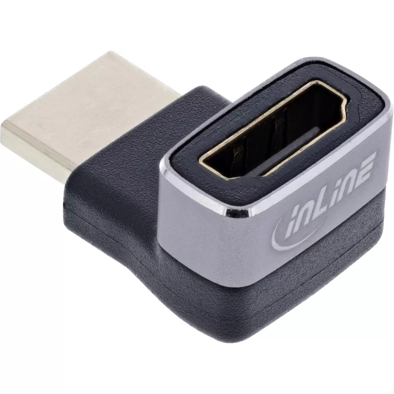 Adaptador HDMI InLine 17991G negro gris dorado