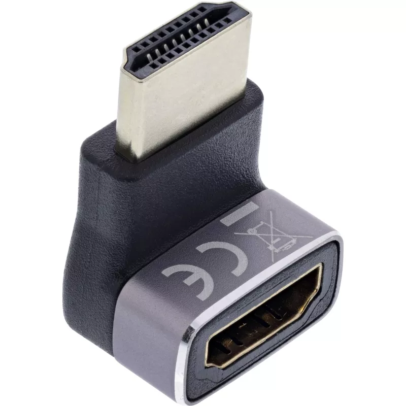 Adaptador HDMI InLine 17991G negro gris dorado