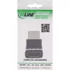 Adaptador HDMI InLine 17991G negro gris dorado