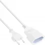 Cable de alimentación InLine 16684W blanco 1,5 m CEE7/16