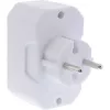 Adaptador de enchufe tipo F a tipo C InLine 16471E blanco
