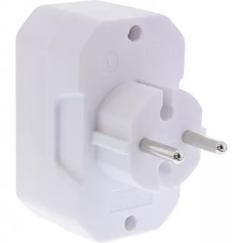 Adaptador de enchufe tipo F a tipo C InLine 16471E blanco