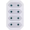 Adaptador de enchufe tipo F a tipo C InLine 16471E blanco