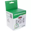 Adaptador de enchufe tipo F InLine 16471C 2x tipo C + tipo F blanco