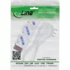 Alargador de corriente InLine 16431Z 1,5 m 3 tomas AC uso interior blanco