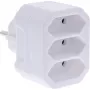 Adaptador de enchufe tipo F a tipo C InLine 16471A blanco