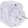 Adaptador de enchufe tipo F a tipo C InLine 16471A blanco