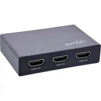 Conmutador HDMI InLine 65020 3 puertos 8K 60Hz HDCP 2.3